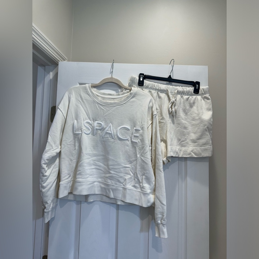 LSPACE Sweatshirt and Short Set